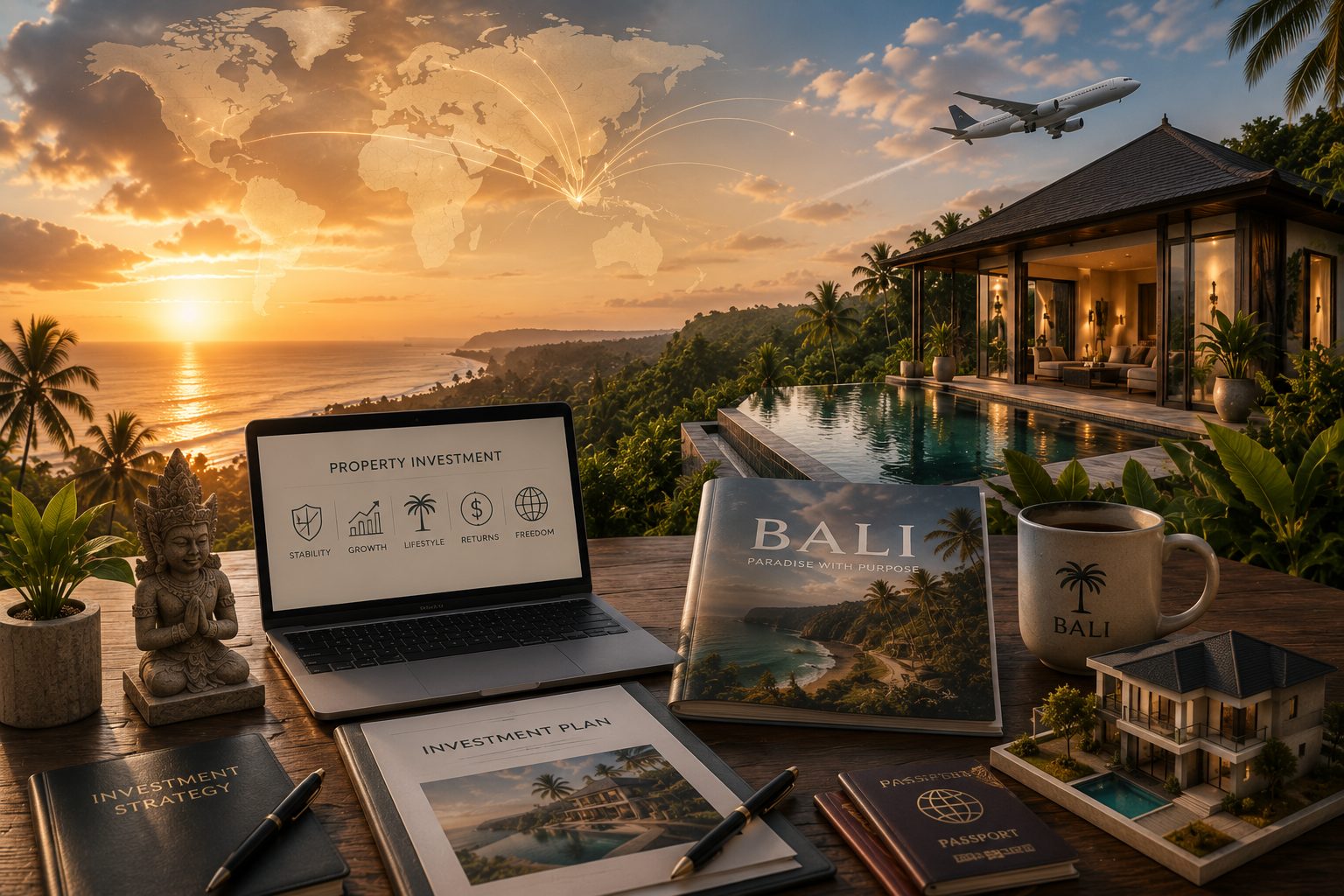 Buying a Bali villa — investment plan and villa model